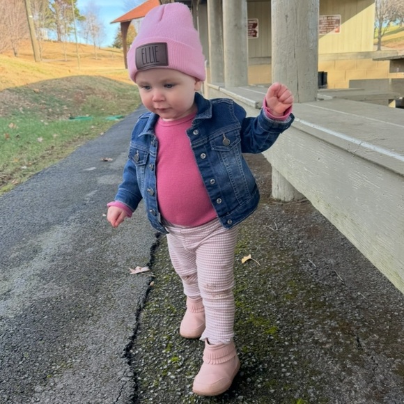 Pink Fringe Toddler Ankle Boots - Picture 2 of 7